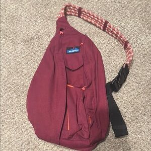 KAVU Burgundy Sling Bag